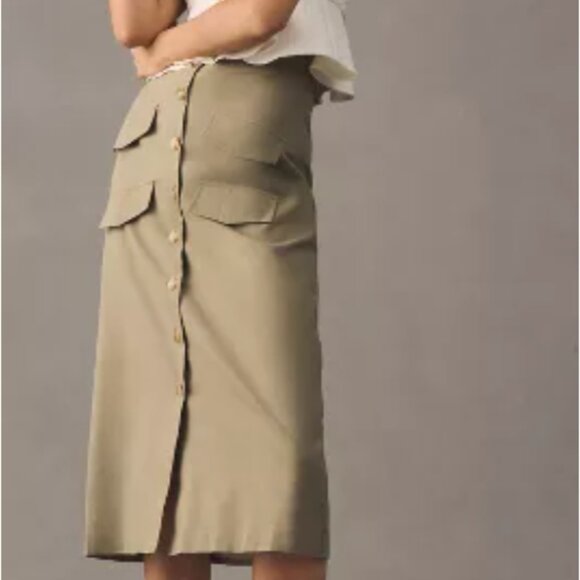 Anthropologie x Mare Mare Buttondown Utility Skirt - Picture 3 of 3